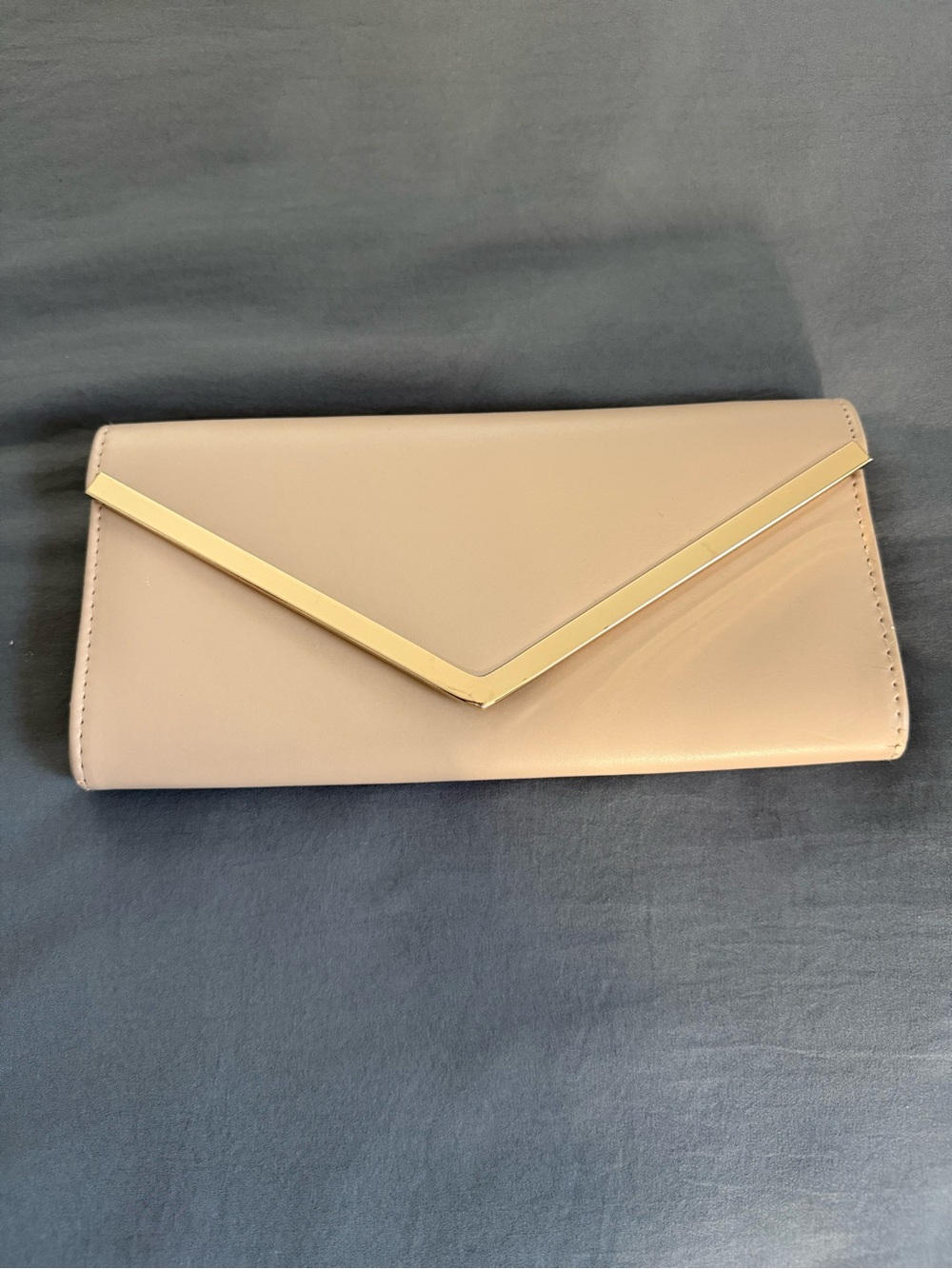 Aldo Beige Envelope Clutch